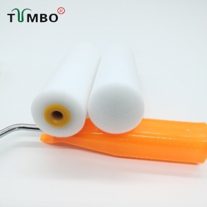 4寸水性平头海绵滚筒刷家具改色修边补漆无刷痕无死角