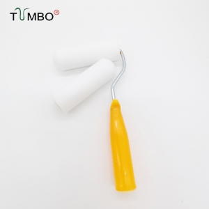 4寸水性单圆海绵滚筒刷乳胶漆胶水涂刷工具补漆绘画工具