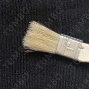 1寸长柄直头油漆刷扒爬刷日式机器工业刷前弯猪鬃刷长柄刷